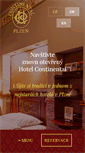 Mobile Screenshot of hotelcontinental.cz