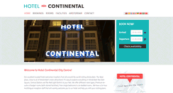 Desktop Screenshot of hotelcontinental.nl