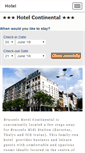 Mobile Screenshot of hotelcontinental.be